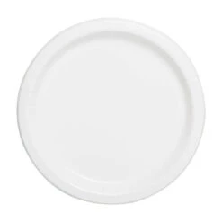 Unique Feestbordjes Wit 18CM (20ST)