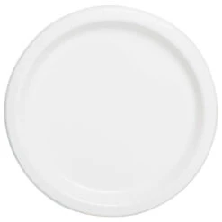 Unique Feestbordjes Wit 23CM (8ST)