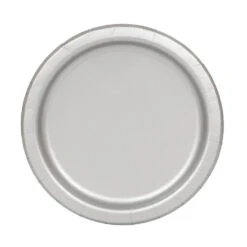 Unique Feestbordjes Zilver 18CM (8ST)