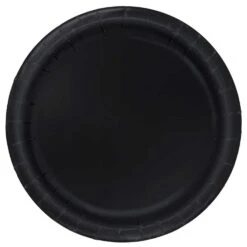 Unique Feestbordjes Zwart 23CM (16ST)