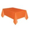 Unique Plastic Tafelkleed Oranje 140cm X 274cm -Feestbenodigdheden unique plastic tafelkleed oranje 140cm x 274cm