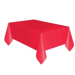 Unique Plastic Tafelkleed Rood 140cm X 274cm