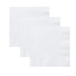 Unique Servetten Wit 33cm X 33cm (20ST)