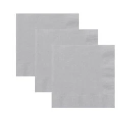 Unique Servetten Zilver 33cm X 33cm (20ST)