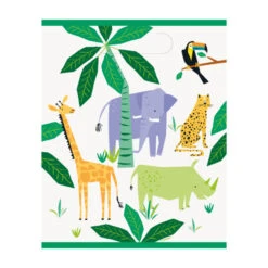 Unique Uitdeelzakjes Safari Fun (8ST)