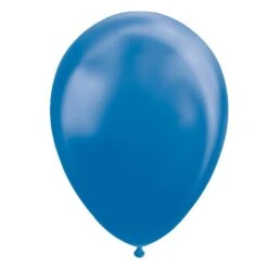 We Fiesta Party Ballonnen Metallic Blauw 30CM (10ST)