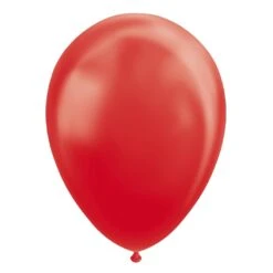We Fiesta Party Ballonnen Metallic Rood 30CM (10ST)
