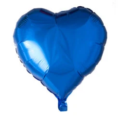 We Fiesta Party Folie Ballon Hart Blauw 45CM
