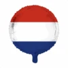 We Fiesta Party Folieballon Nederlandse Vlag ⌀46CM 1 We Fiesta Party Folieballon Nederlandse Vlag ⌀46CM -Feestbenodigdheden we fiesta party folieballon nederlandse vlag 46cm