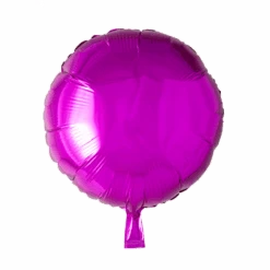 We Fiesta Party Folieballon Rond Hot Pink 45CM