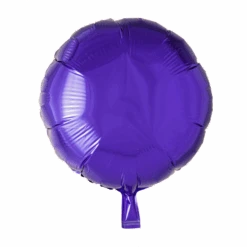We Fiesta Party Folieballon Rond Paars 45CM