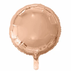We Fiesta Party Folieballon Rond Rosé Goud 45CM