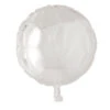 We Fiesta Party Folieballon Rond Wit ⌀45CM -Feestbenodigdheden we fiesta party folieballon rond wit 45cm