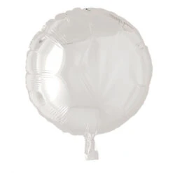 We Fiesta Party Folieballon Rond Wit ⌀45CM