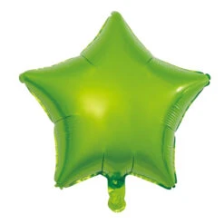 We Fiesta Party Folieballon Ster Lichtgroen 45CM