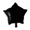 We Fiesta Party Folieballon Ster Zwart 45CM -Feestbenodigdheden we fiesta party folieballon ster zwart 45cm