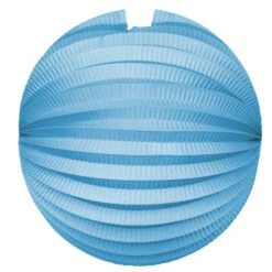 We Fiesta Party Lampion Rond Baby Blauw 25CM