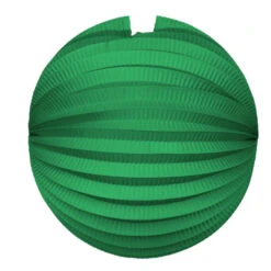 We Fiesta Party Lampion Rond Groen 25CM