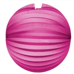 We Fiesta Party Lampion Rond Magenta 25CM