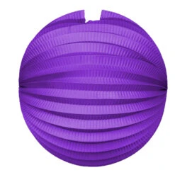 We Fiesta Party Lampion Rond Paars 25CM