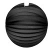 We Fiesta Party Lampion Rond Zwart 25CM -Feestbenodigdheden we fiesta party lampion rond zwart 25cm