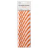 We Fiesta Party Papieren Rietjes Oranje 20ST -Feestbenodigdheden we fiesta party papieren rietjes oranje 20st