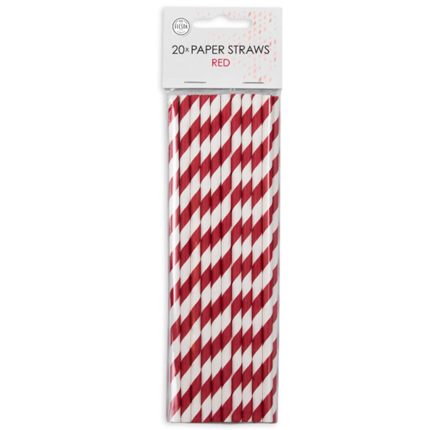 We Fiesta Party Papieren Rietjes Rood 20ST 3 We Fiesta Party Papieren Rietjes Rood 20ST