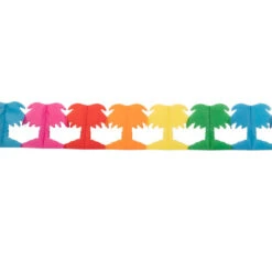 We Fiesta Party Papieren Slinger Palmboom Multicolor 6M