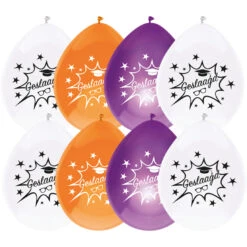 WITBAARD Ballonnen Geslaagd 30CM (8ST)